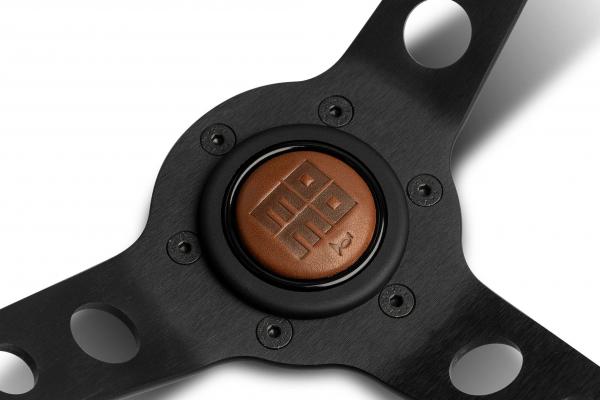 MOMO HERITAGE CIGAR LEATHER HORN BUTTON